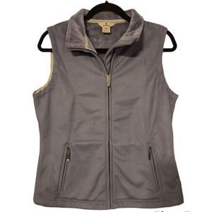 WOOLRICH Women's M Amethyst Purple Plush Full Zip Vest